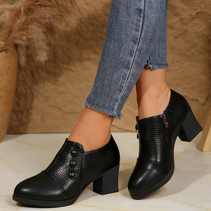 Ambre | Bottines à Talon Stable et Confort Durable