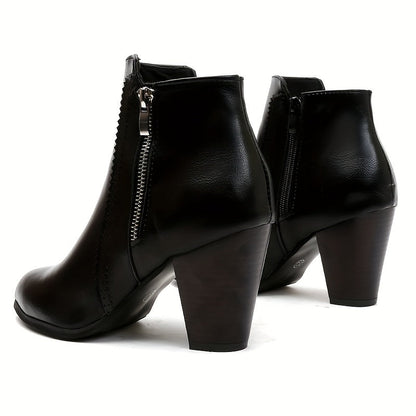 Philomène | Bottines Élégantes à Talon Stable