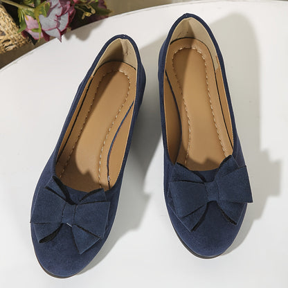 Églantine | Ballerines Confort avec Nœud Raffiné
