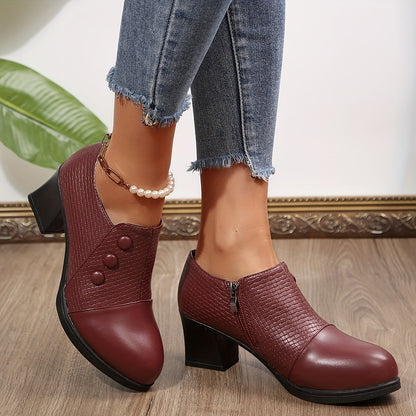 Ambre | Bottines à Talon Stable et Confort Durable