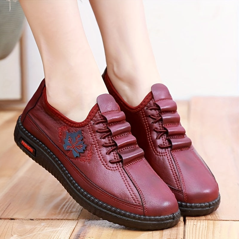Inaya | Chaussures Brodées Confort pour l'Automne-Hiver