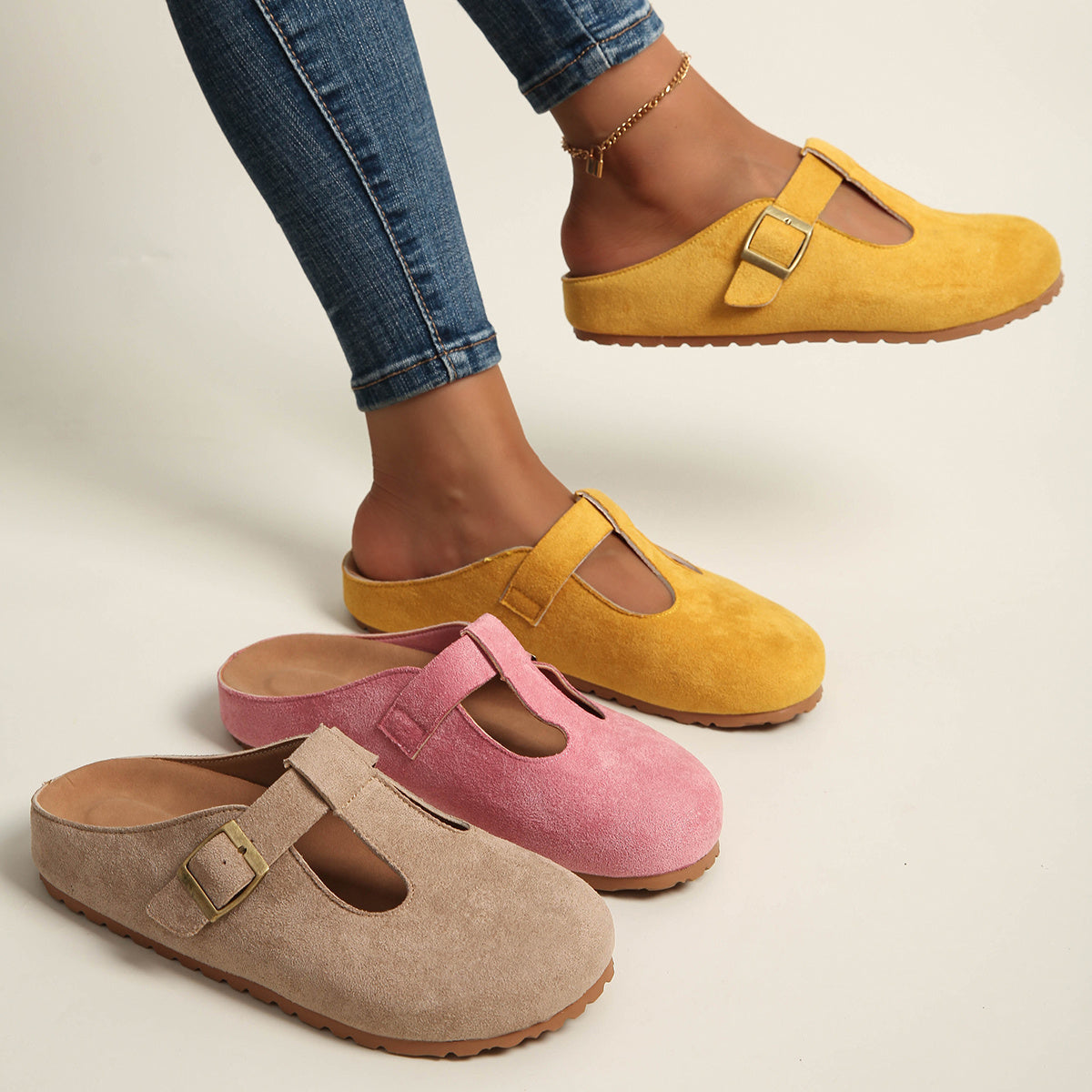 Zélia | Sabots Minimalistes à Boucle Confort