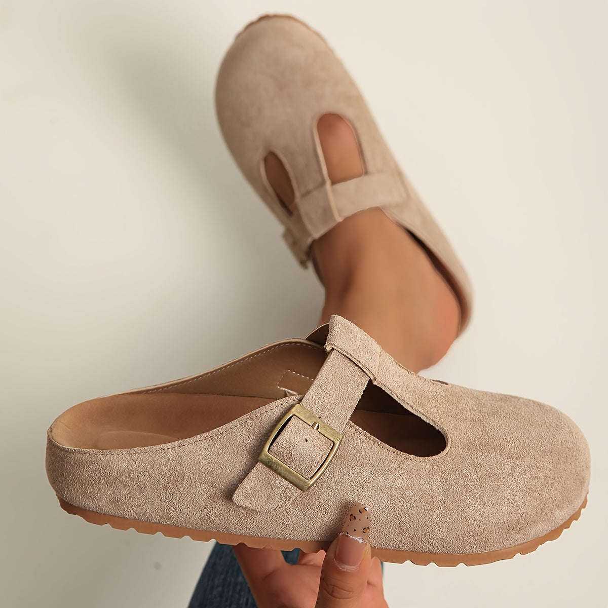 Zélia | Sabots Minimalistes à Boucle Confort