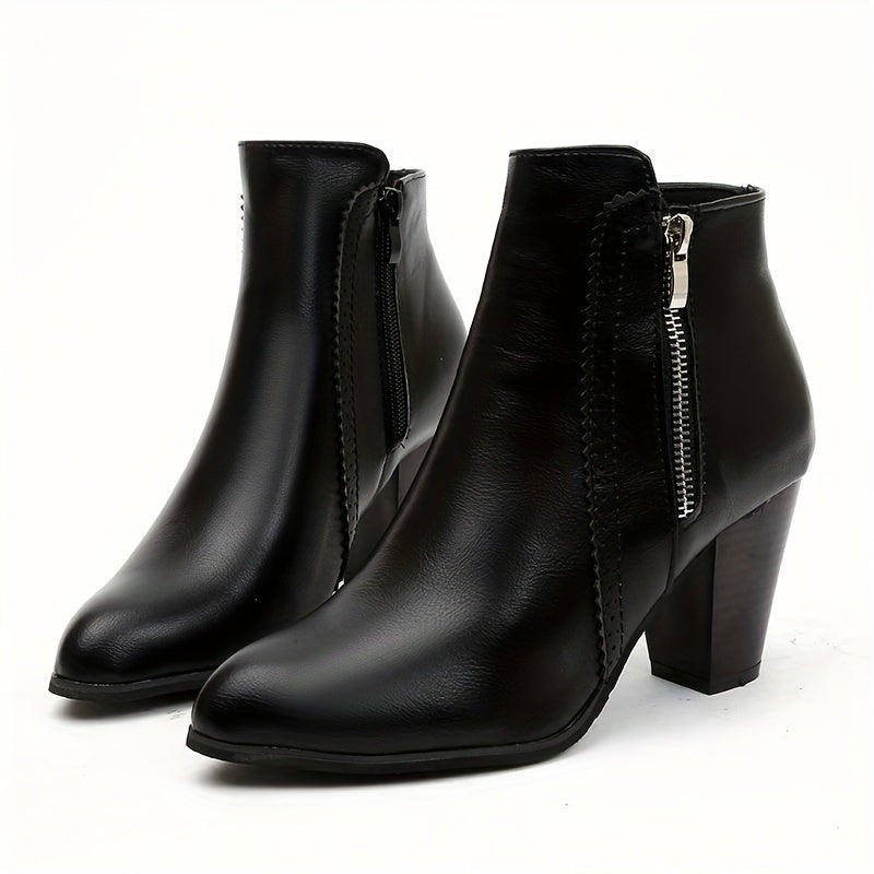 Philomène | Bottines Élégantes à Talon Stable