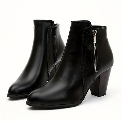 Philomène | Bottines Élégantes à Talon Stable