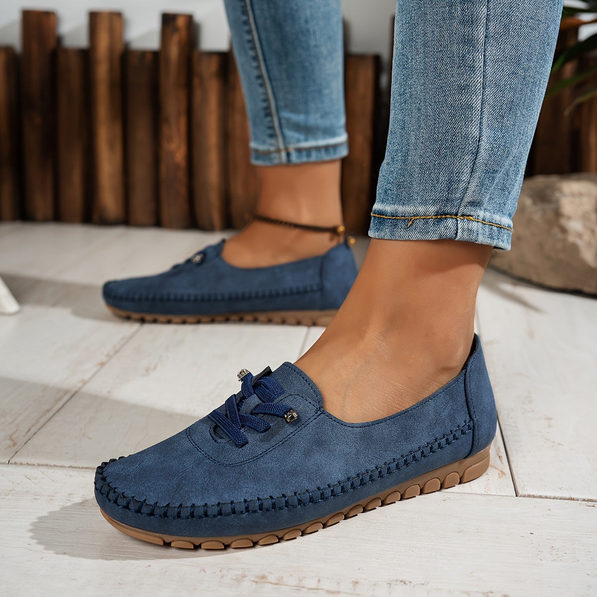 Donatienne | Mocassins Flexibles à Soutien Intégral