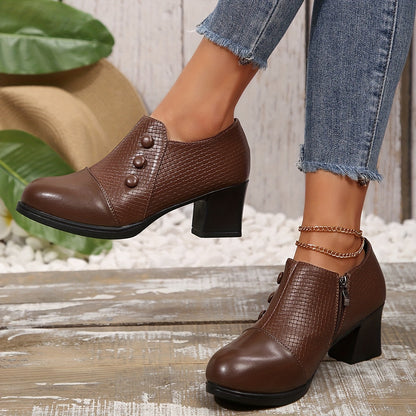 Ambre | Bottines à Talon Stable et Confort Durable