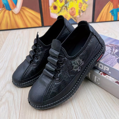 Inaya | Chaussures Brodées Confort pour l'Automne-Hiver