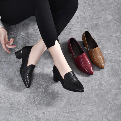 Colette | Mocassins Brodés à Confort Durable