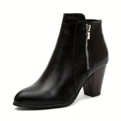 Philomène | Bottines Élégantes à Talon Stable