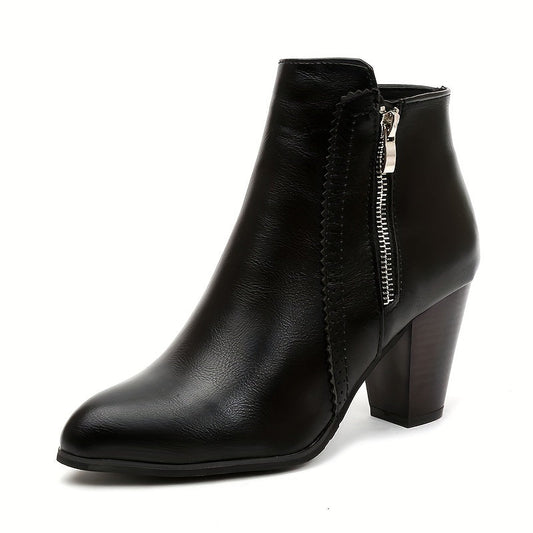 Philomène | Bottines Élégantes à Talon Stable