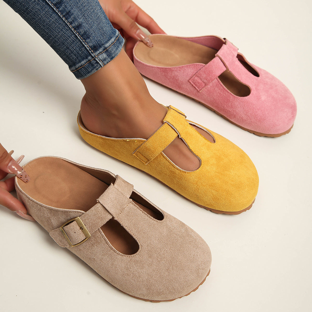 Zélia | Sabots Minimalistes à Boucle Confort