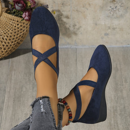 Wanda | Ballerines à Brides Croisées Confort Raffiné
