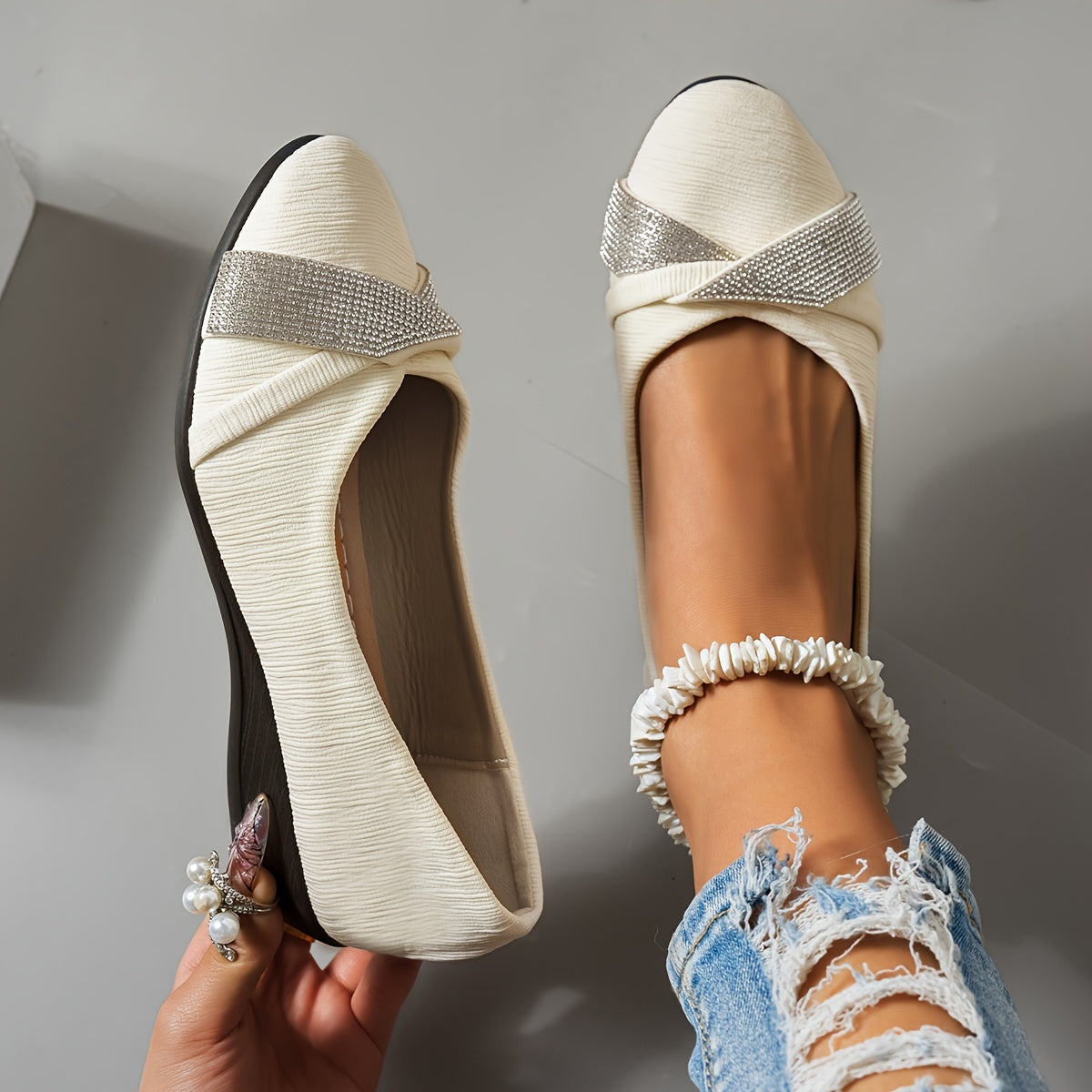 Céleste | Ballerines Élégance Discrète et Confort