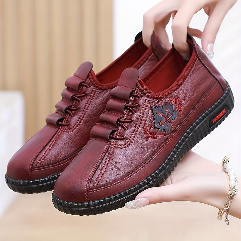 Inaya | Chaussures Brodées Confort pour l'Automne-Hiver