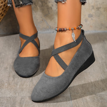 Wanda | Ballerines à Brides Croisées Confort Raffiné