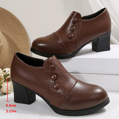 Ambre | Bottines à Talon Stable et Confort Durable