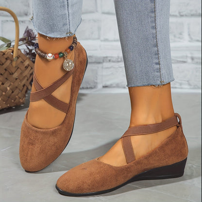 Wanda | Ballerines à Brides Croisées Confort Raffiné