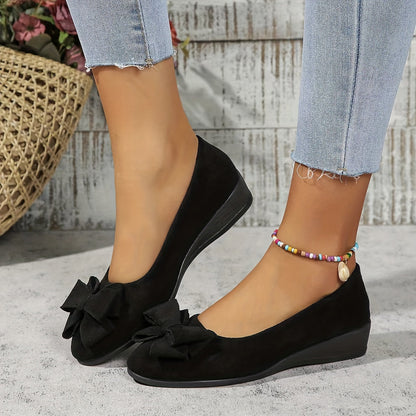 Églantine | Ballerines Confort avec Nœud Raffiné