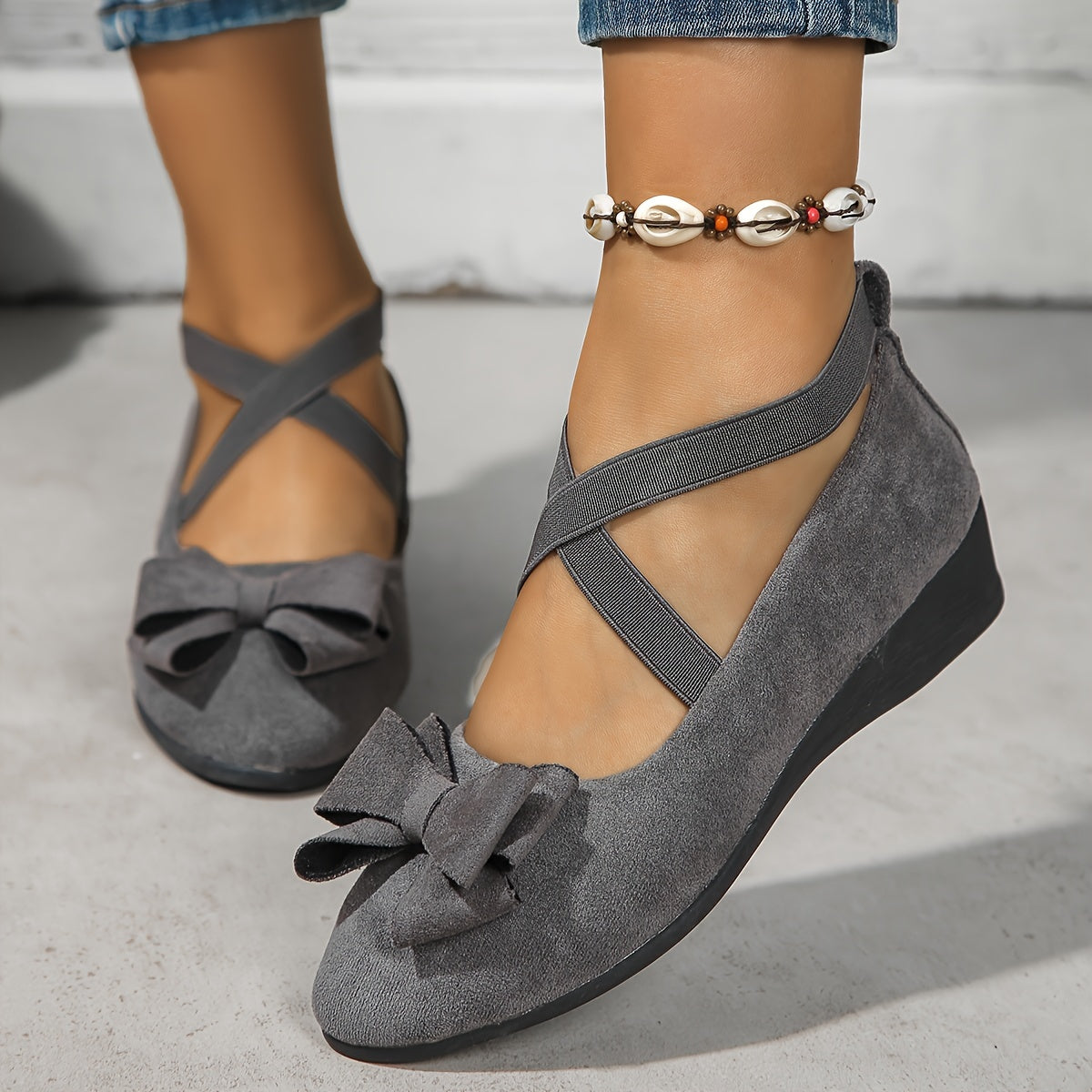 Ninon | Chaussures Croisées Élégantes à Semelle Confort