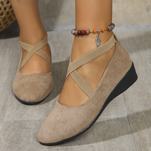 Wanda | Ballerines à Brides Croisées Confort Raffiné