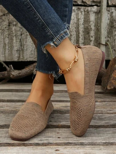 Brune | Chaussures Plates Respirantes du Quotidien