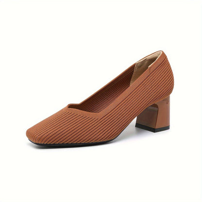 Auriane | Escarpins à Talon Carré Confort 6 cm