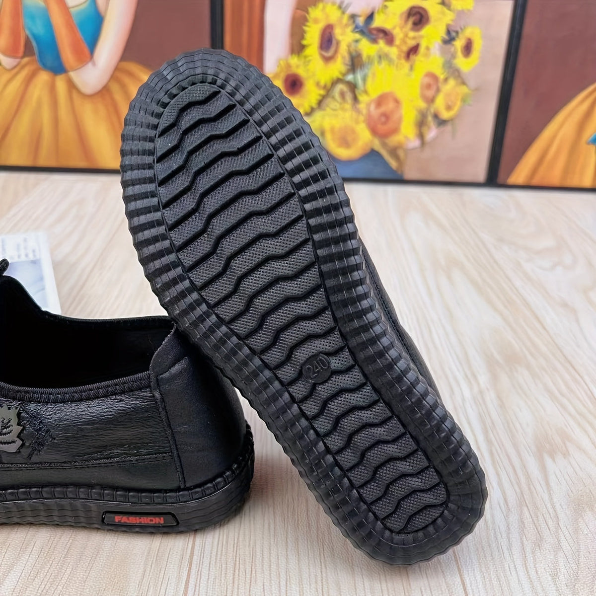 Inaya | Chaussures Brodées Confort pour l'Automne-Hiver